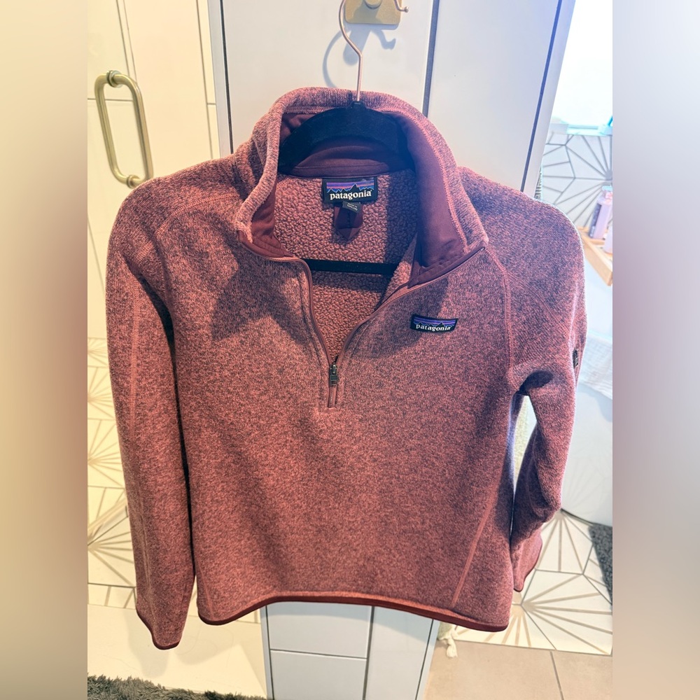 Patagonia Quarter Zip Fleece Sweater